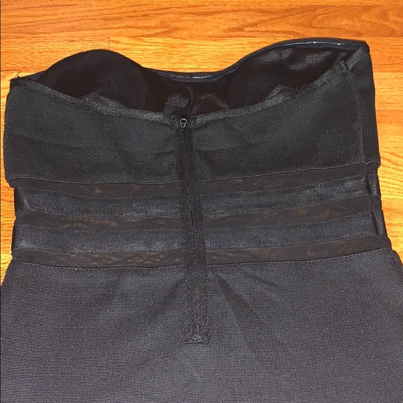 NWOT Wow Couture strapless dress - Picture 5 of 8
